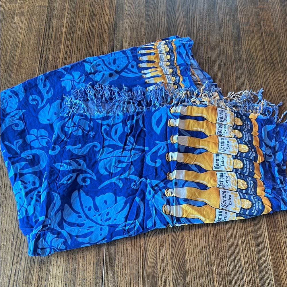 Corona Extra Blue and Yellow Sarong